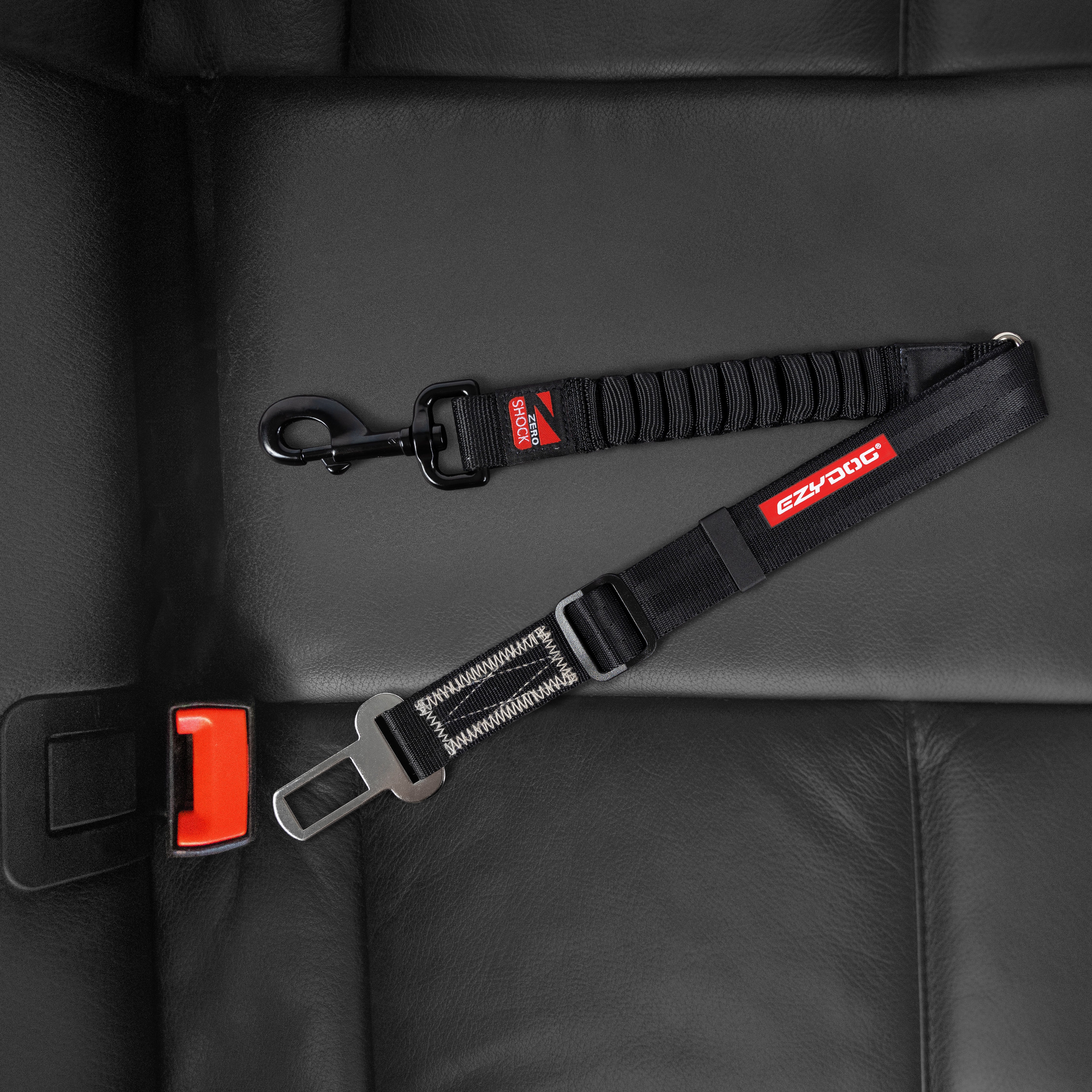 EzyDog Click Zero-Shock Car Restraint - Black