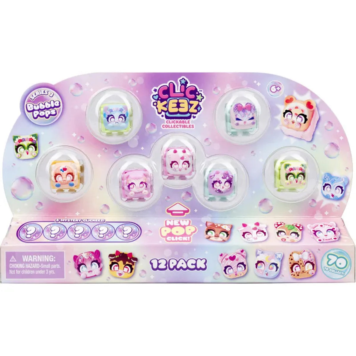 Clickeez Bubble Pops 12 Pack