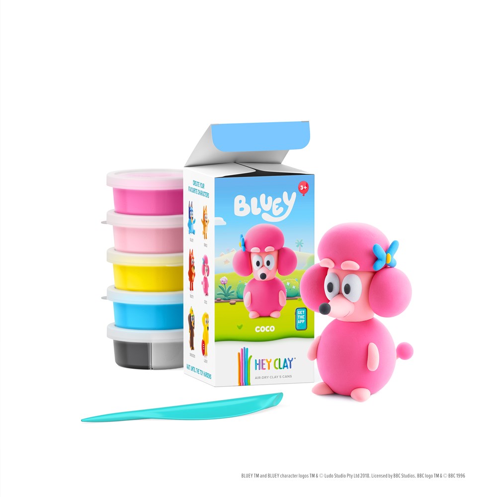 Hey Clay Bluey single character