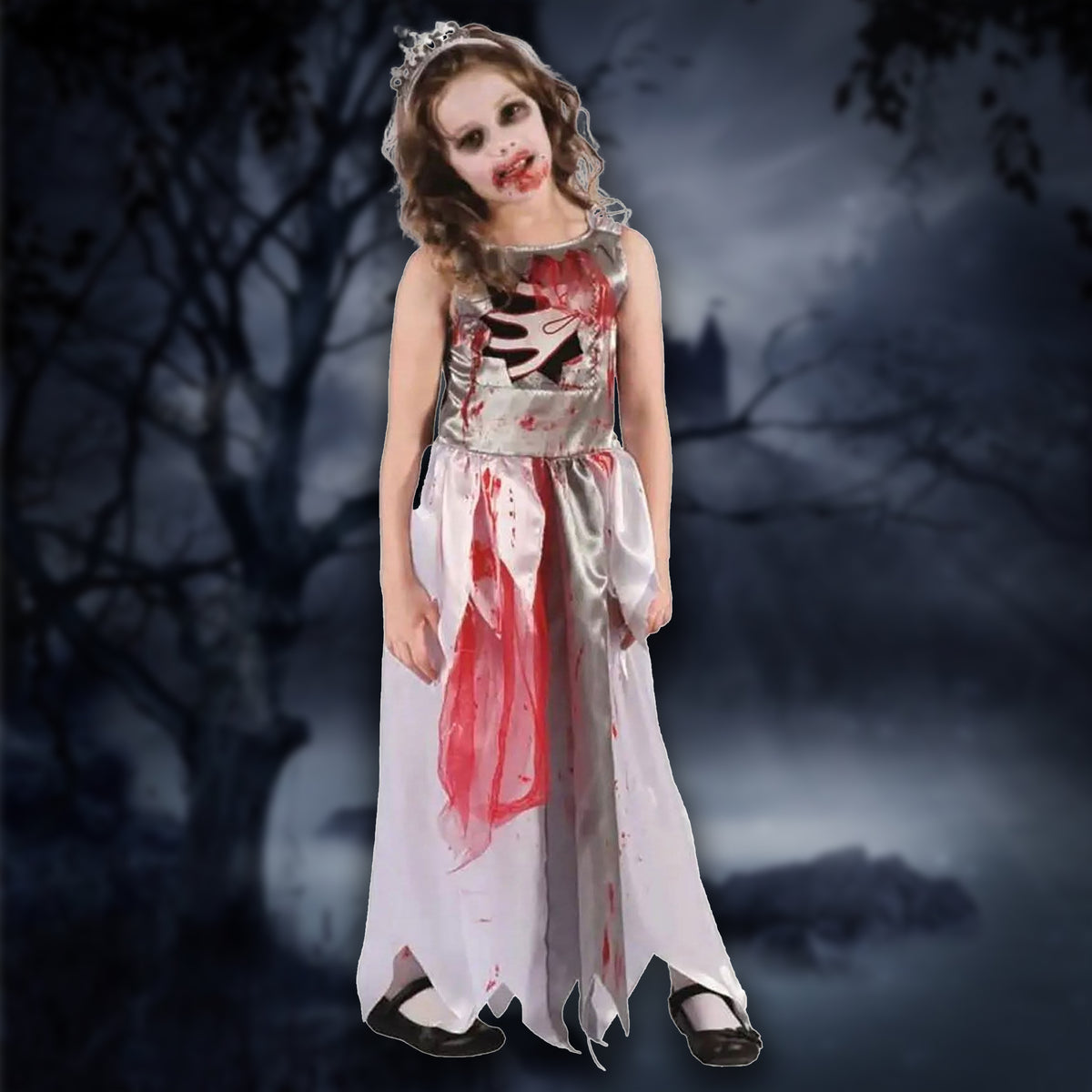 Costume Bloody Zombie Queen Kids