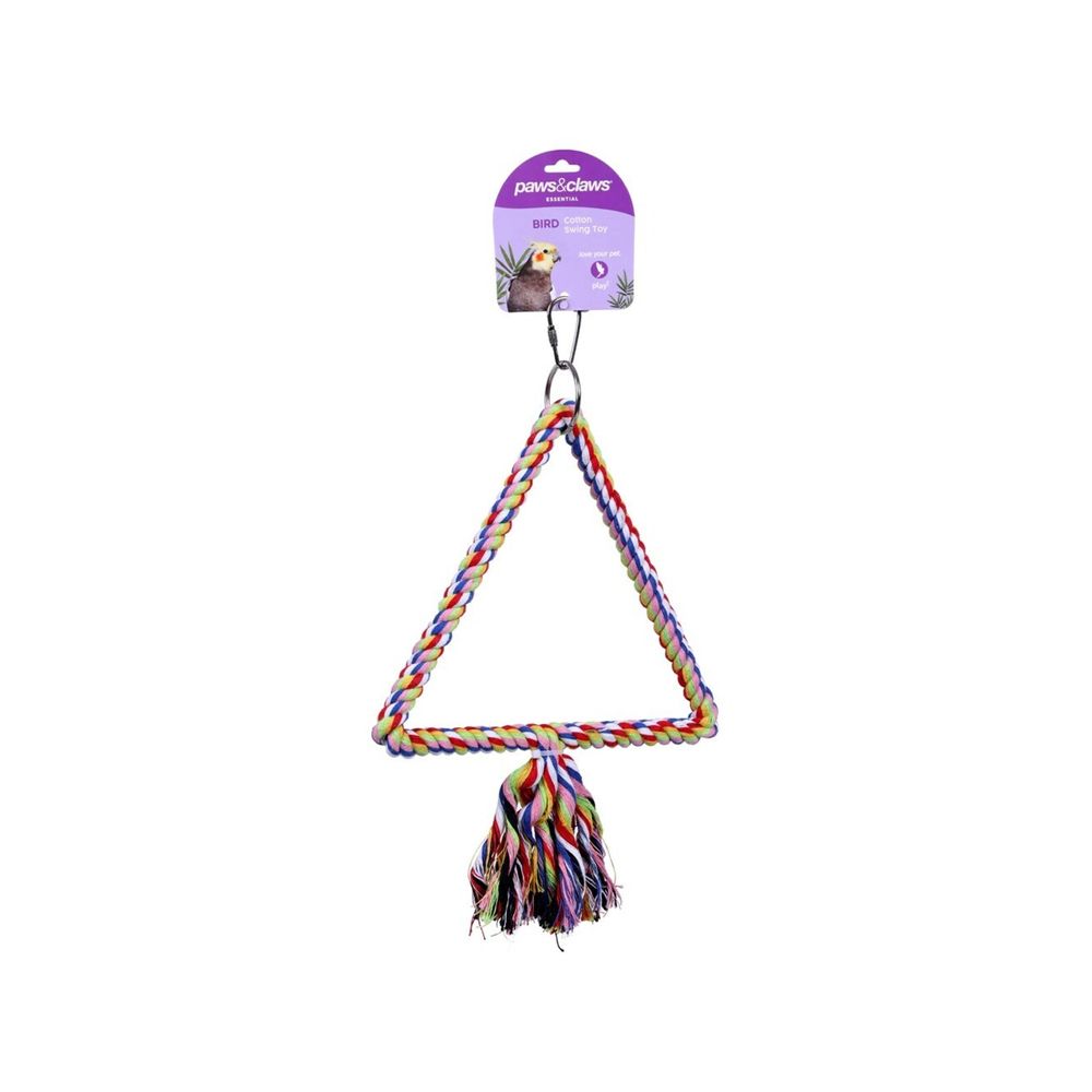 Paws & Claws Cotton Swing Bird Toy