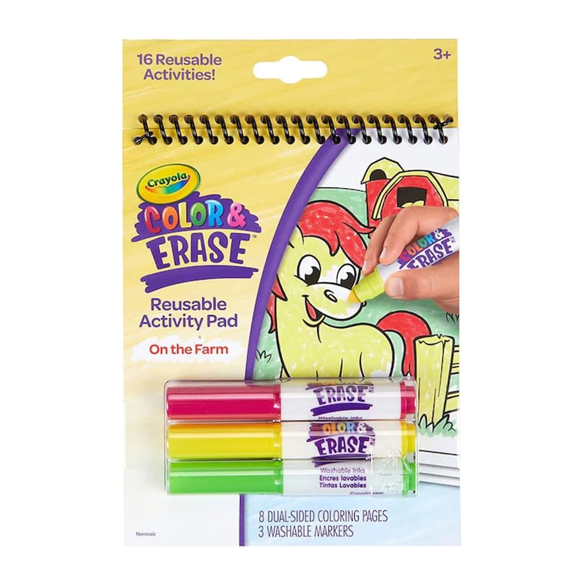 Crayola Color & Erase Reusable Activity Pad - On the Farm
