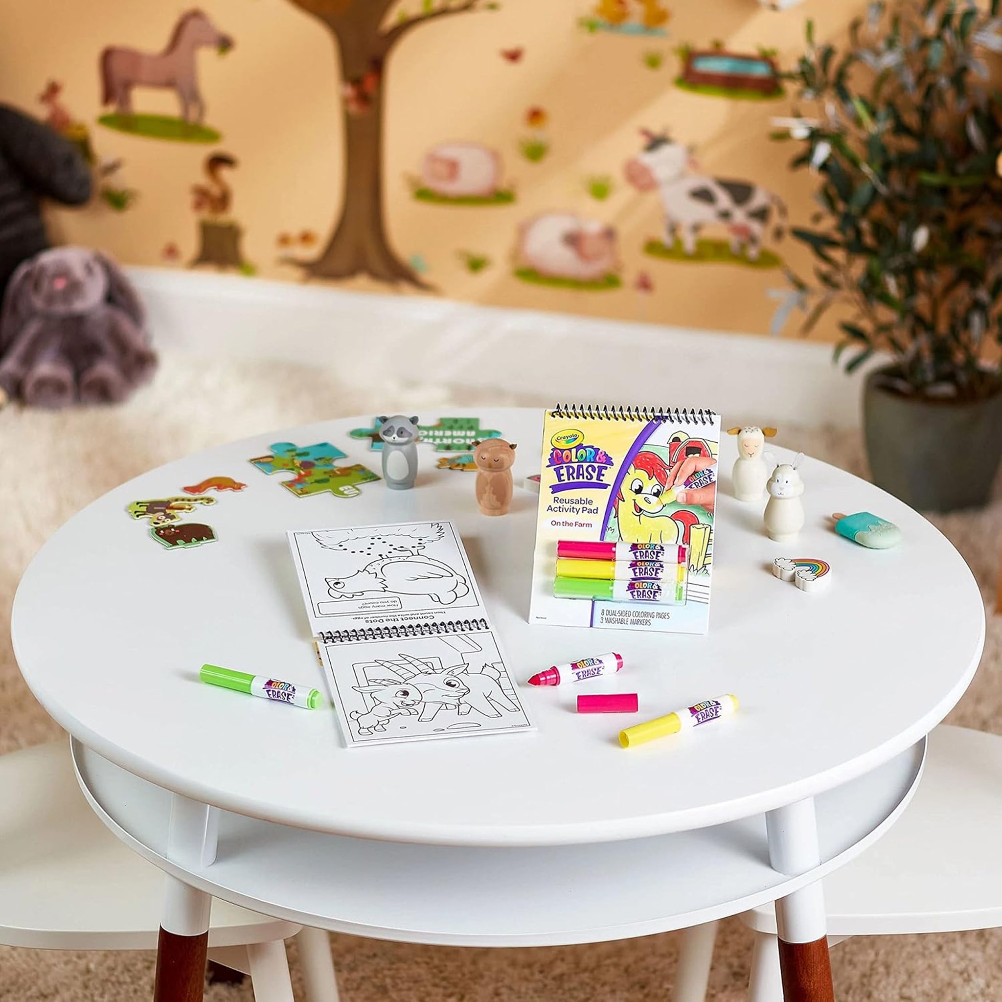 Crayola Color & Erase Reusable Activity Pad - On the Farm