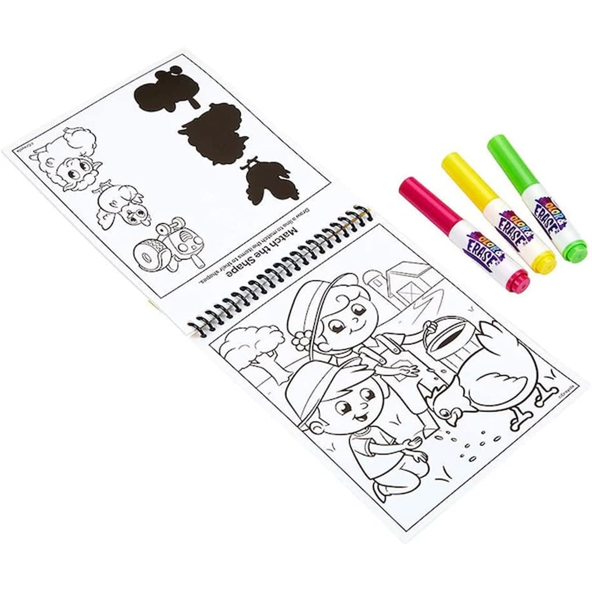 Crayola Color & Erase Reusable Activity Pad - On the Farm