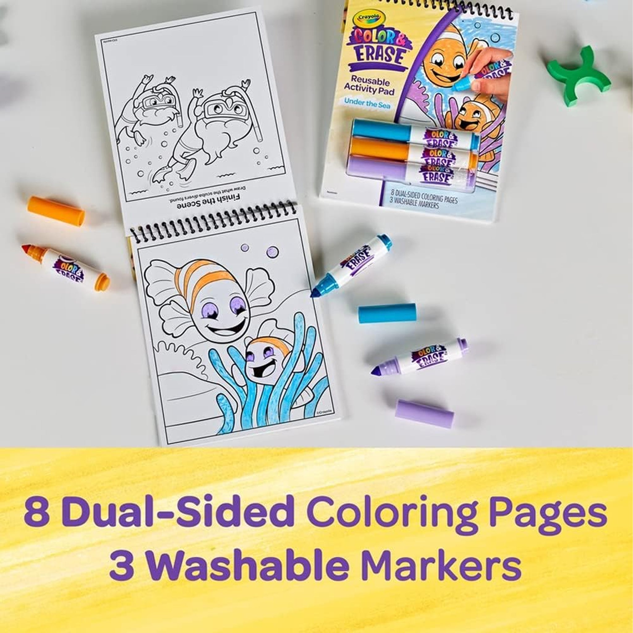 Crayola Color & Erase Reusable Activity Pad - Under the Sea