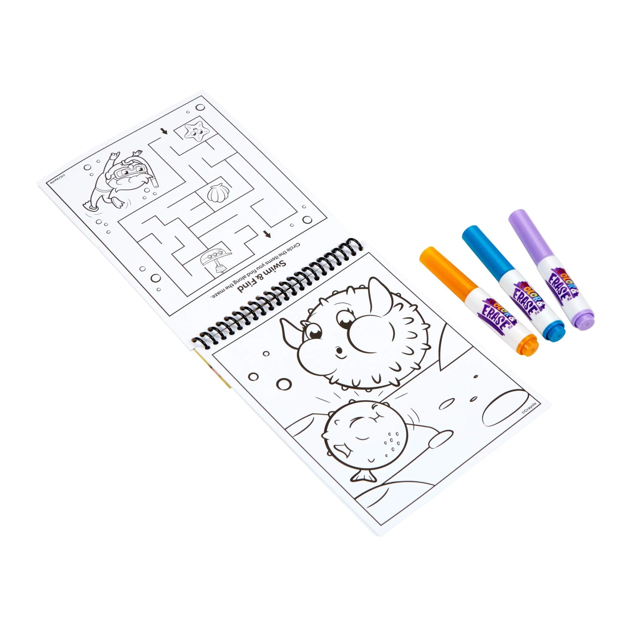 Crayola Color & Erase Reusable Activity Pad - Under the Sea