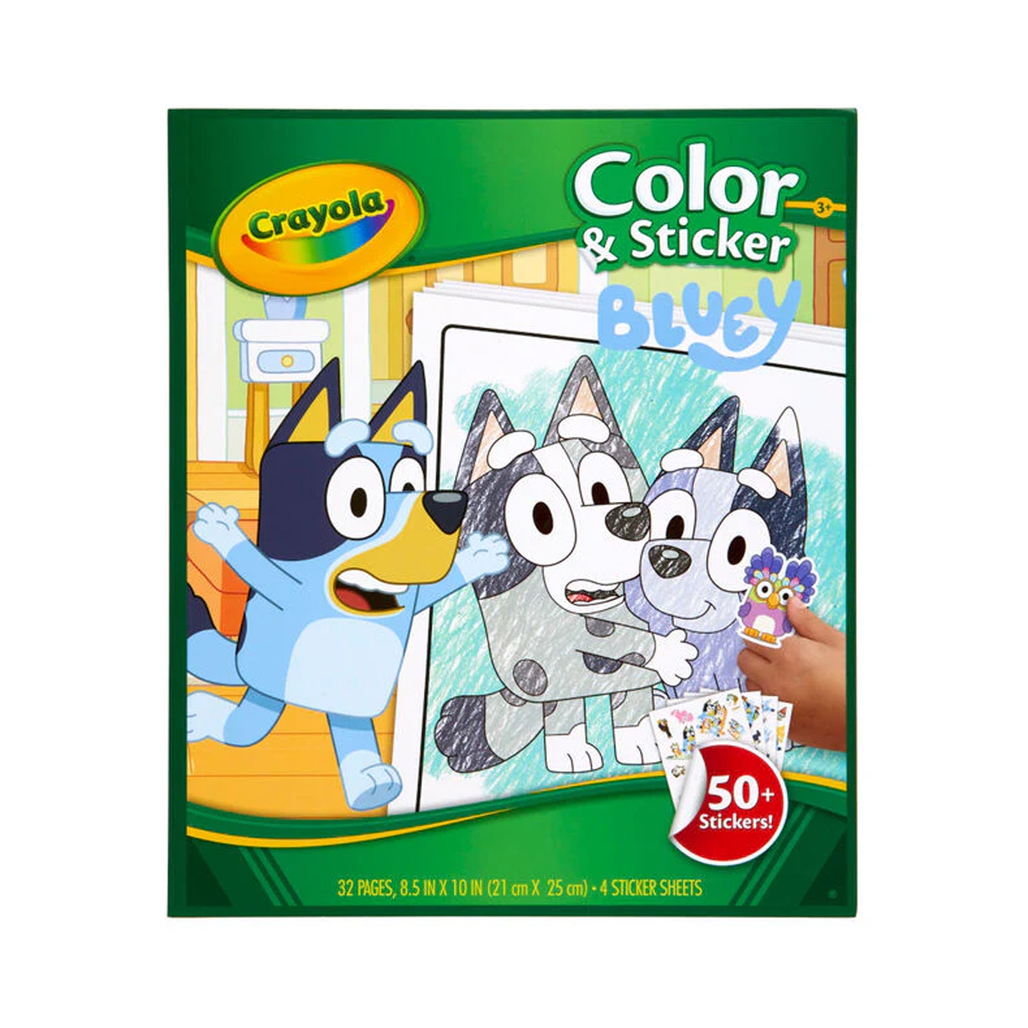Crayola Color & Sticker Book - Bluey