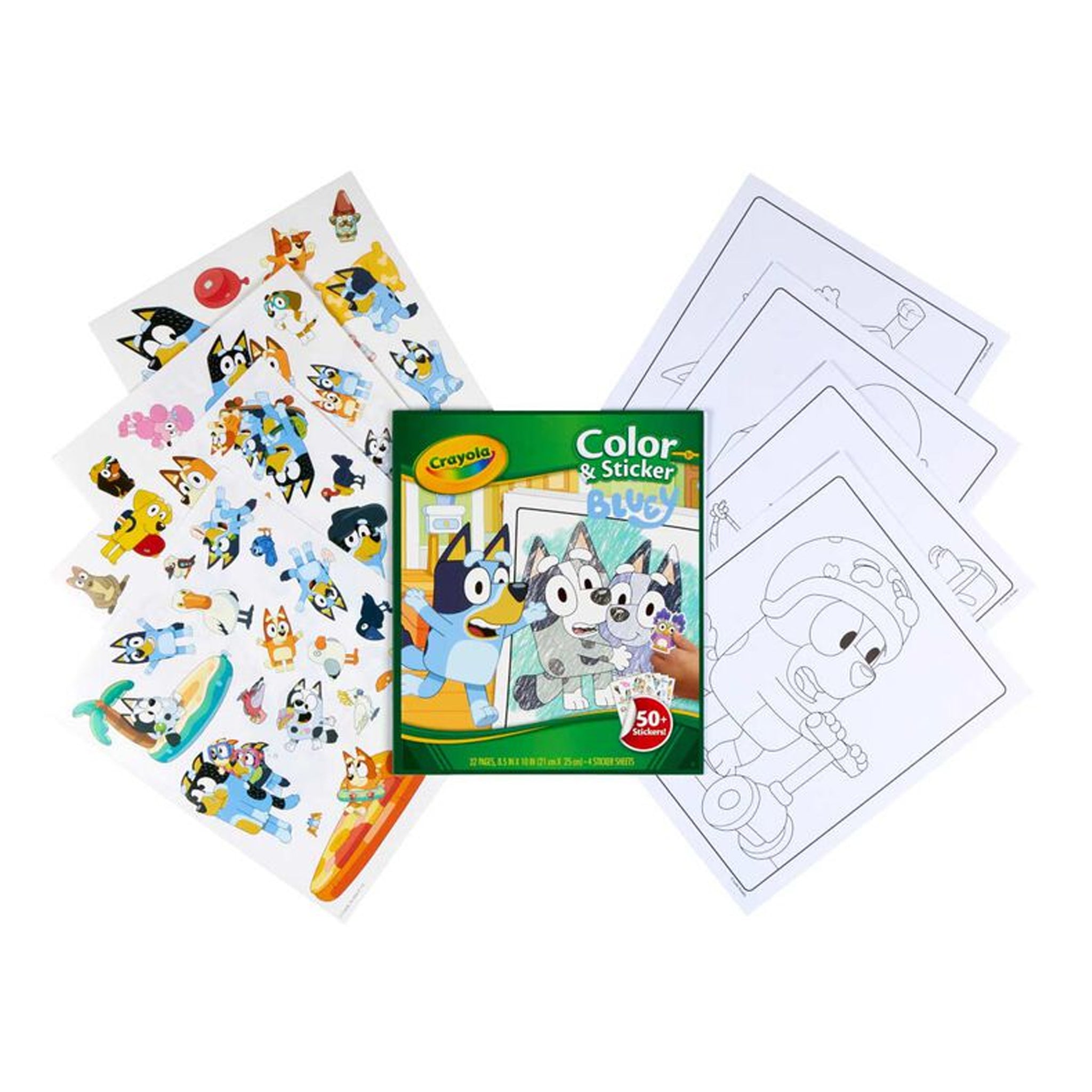 Crayola Color & Sticker Book - Bluey
