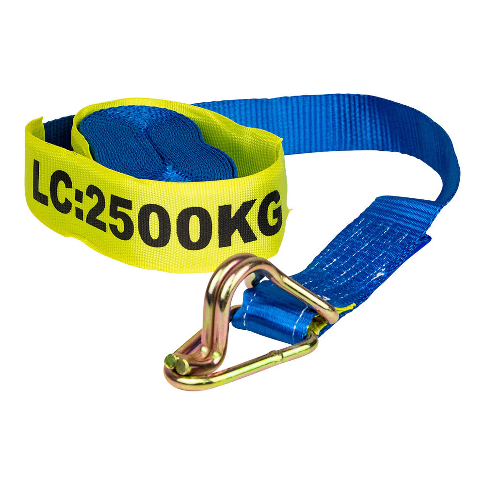 MONKEY GRIP Transport Tie Down 2500KG Capacity 50mm 9m Webbing