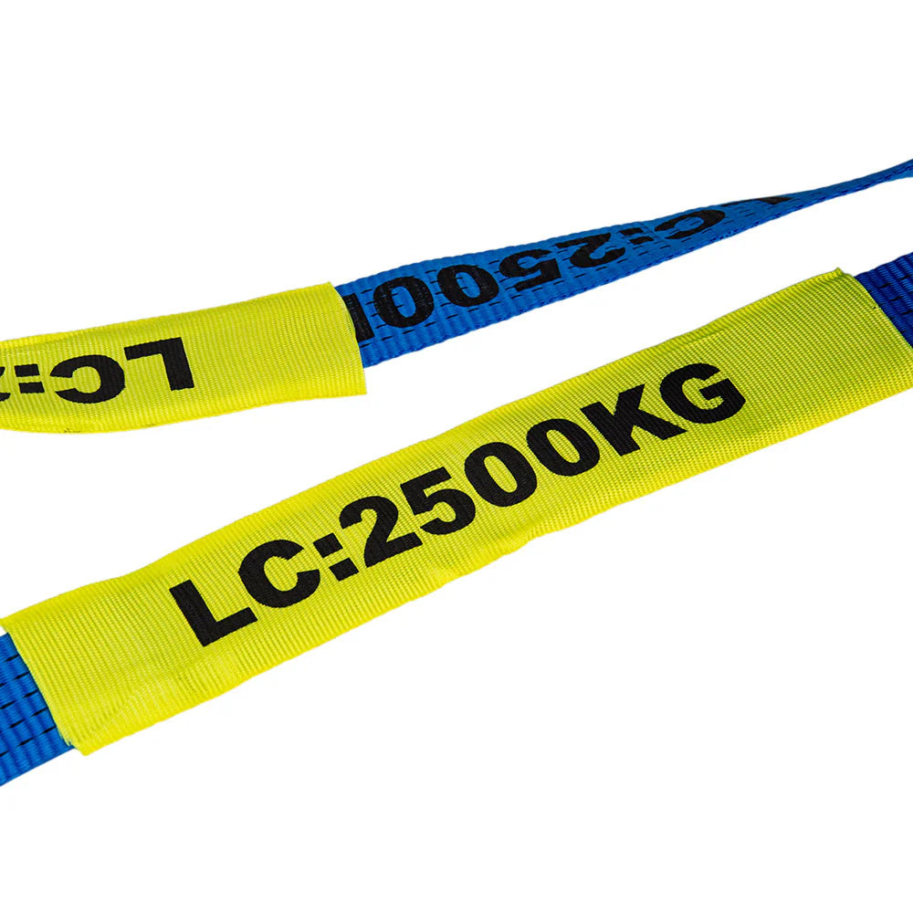 MONKEY GRIP Transport Tie Down 2500KG Capacity 50mm 9m Webbing