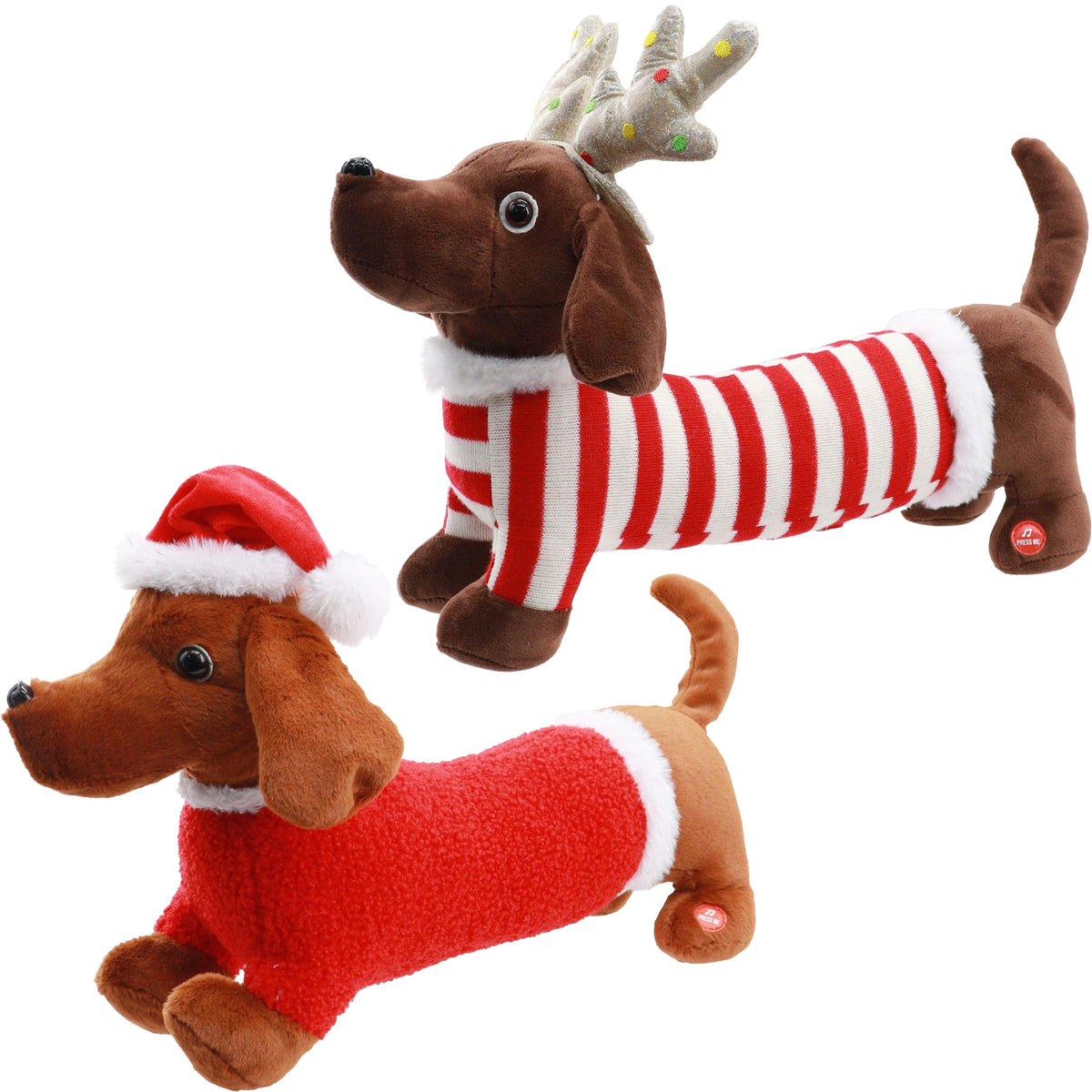 Dachshund Flap Ears Wag Tail Musical Assorted