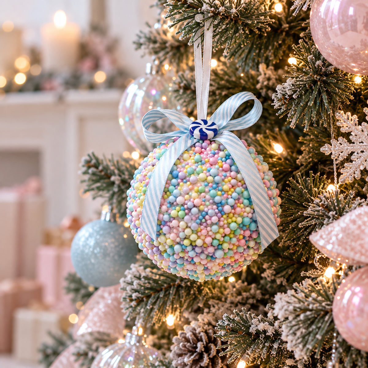 Christmas Bauble Ornaments Decoration 12cm