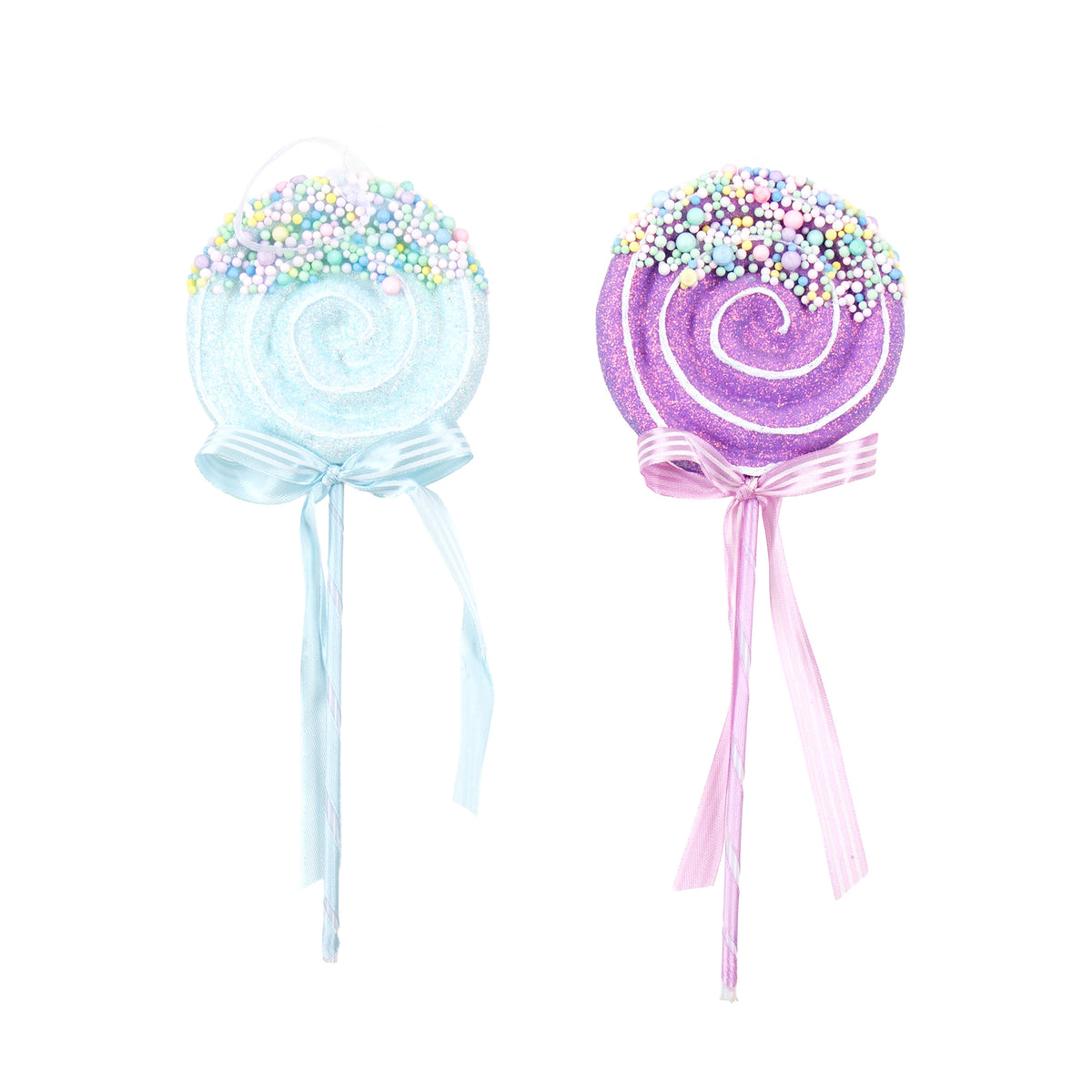 Decoration Xmas Ornaments Lollipop 27cm 2 Assorted