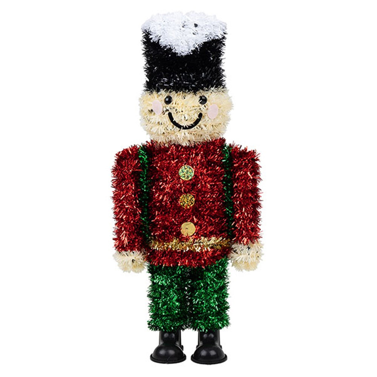 Christmas Table Tinsel 3D Jumbo Nutcracker Decoration