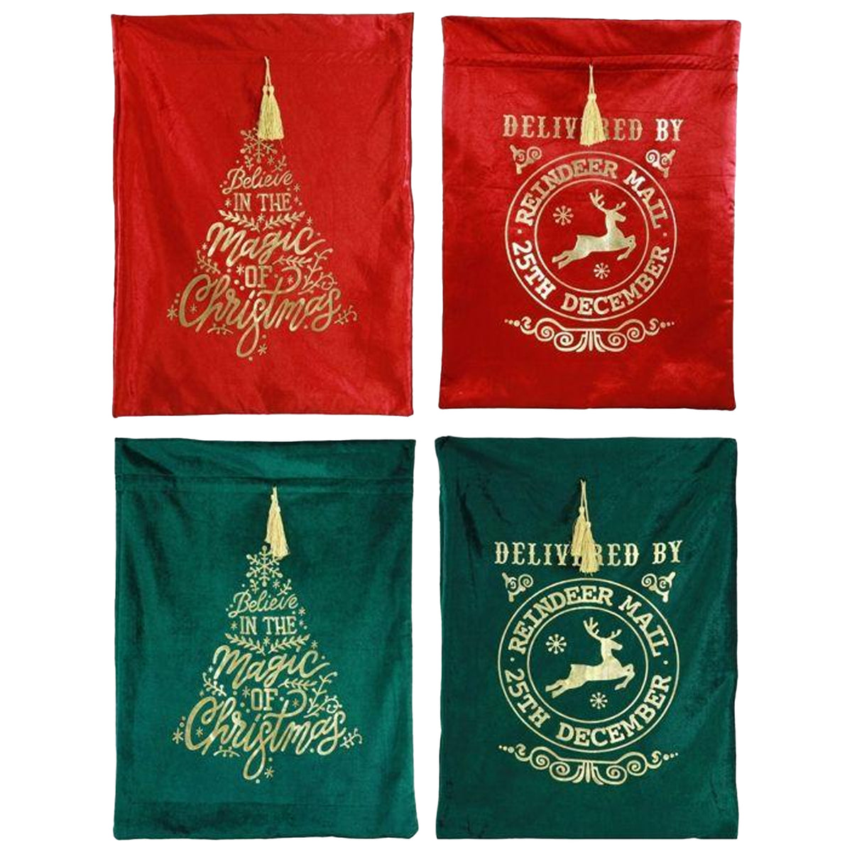 Deluxe Velvet Christmas Sack