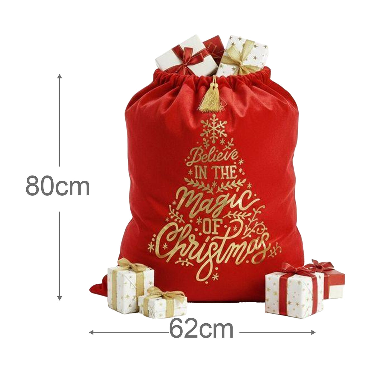 Deluxe Velvet Christmas Sack