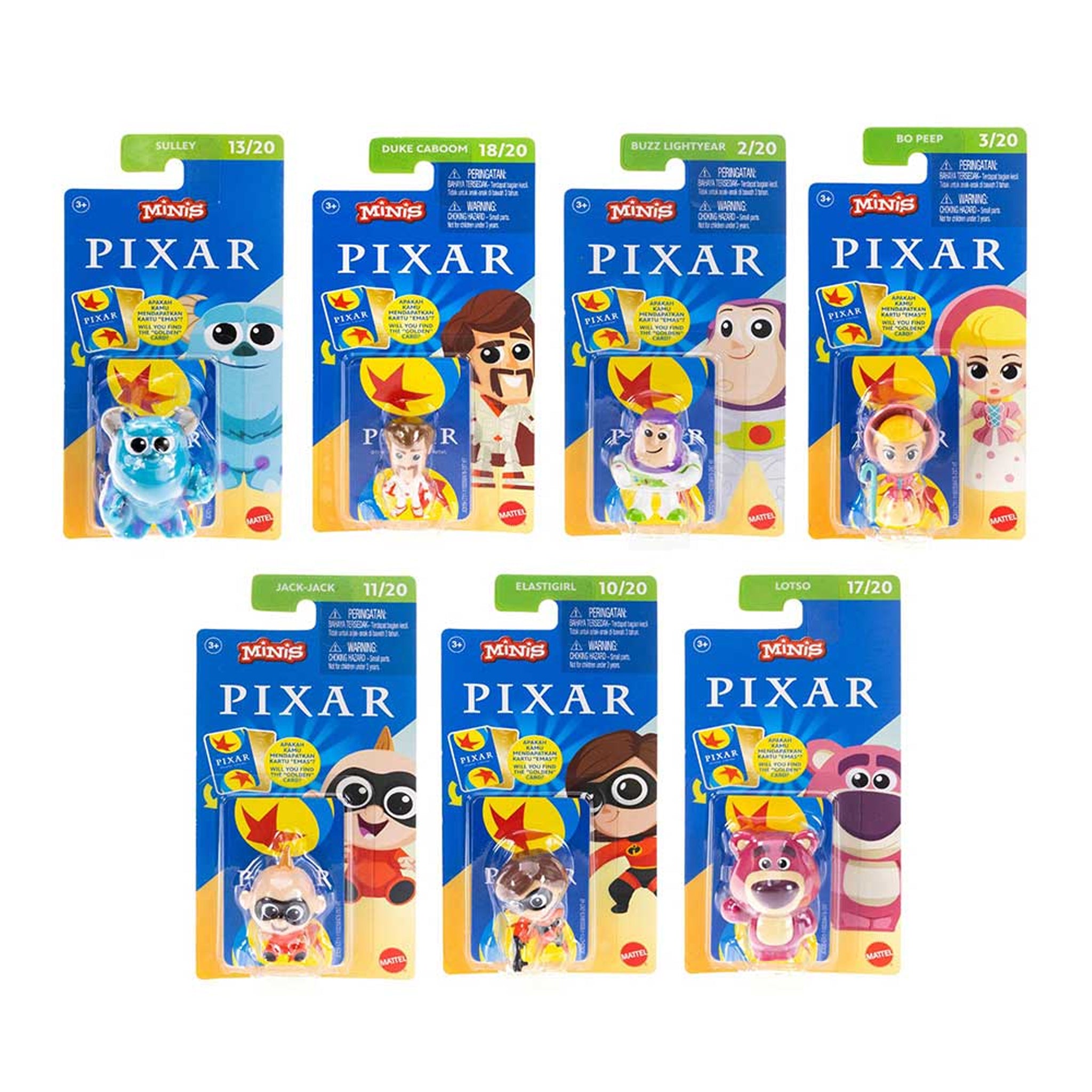Disney Pixar Mini Figures assorted
