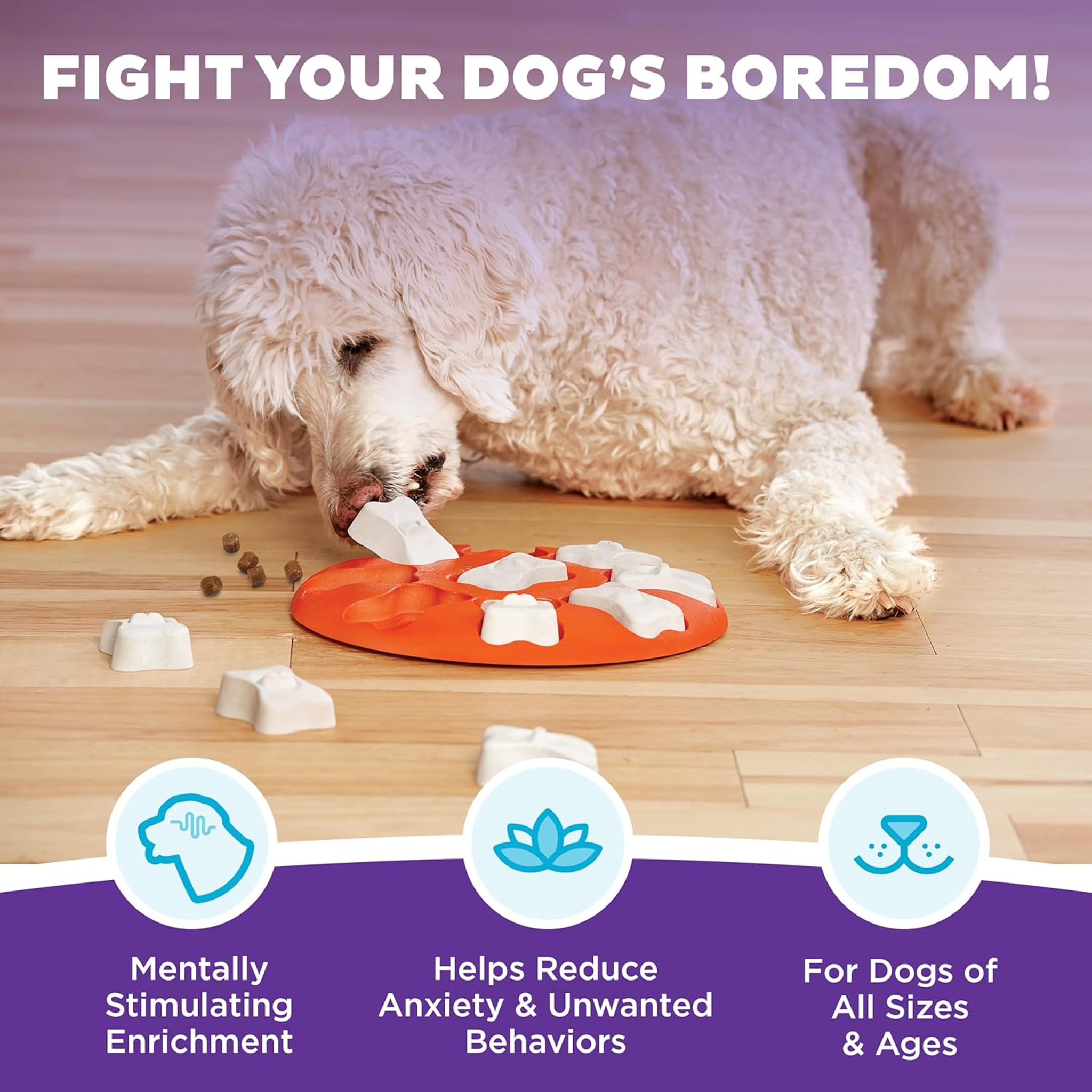 Dog Smart Orange Dog Puzzle