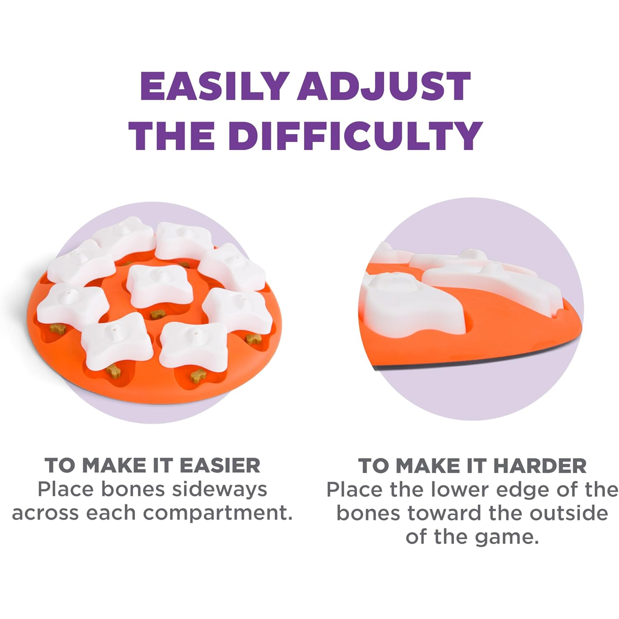 Dog Smart Orange Dog Puzzle