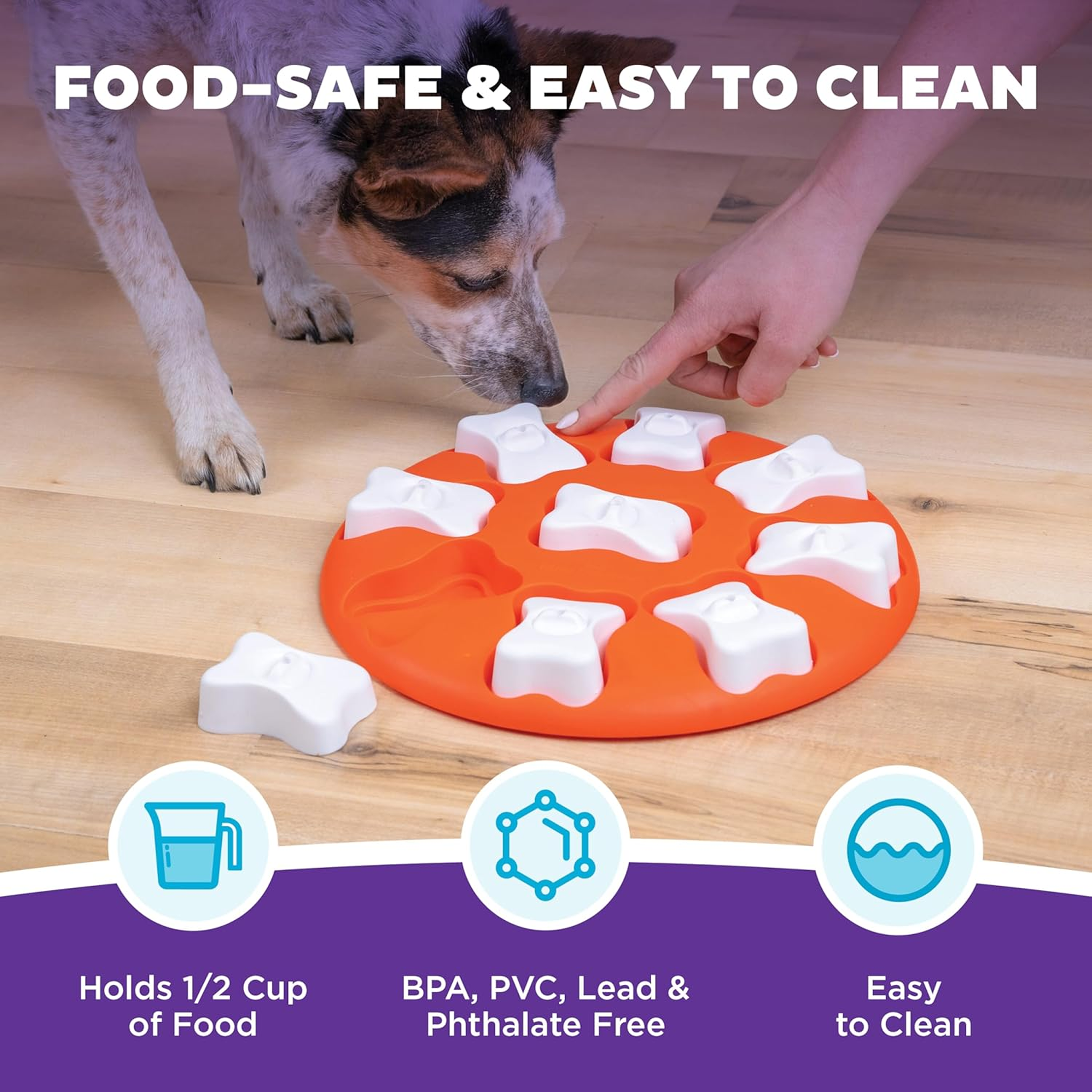 Dog Smart Orange Dog Puzzle