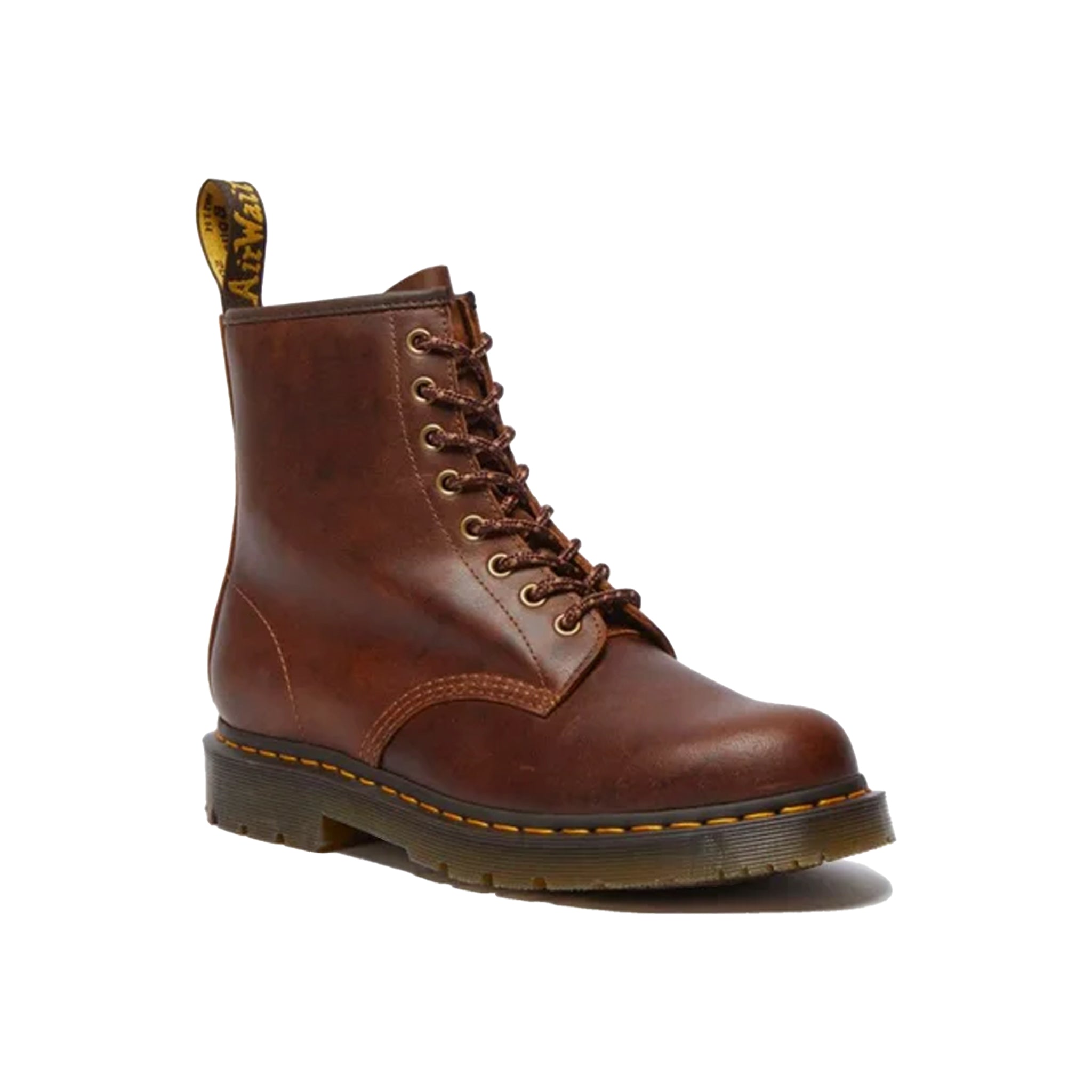 Dr. Martens 1460 Slip Resistant 8-Eye Boot – Dark Tan Parker Life Shield WP