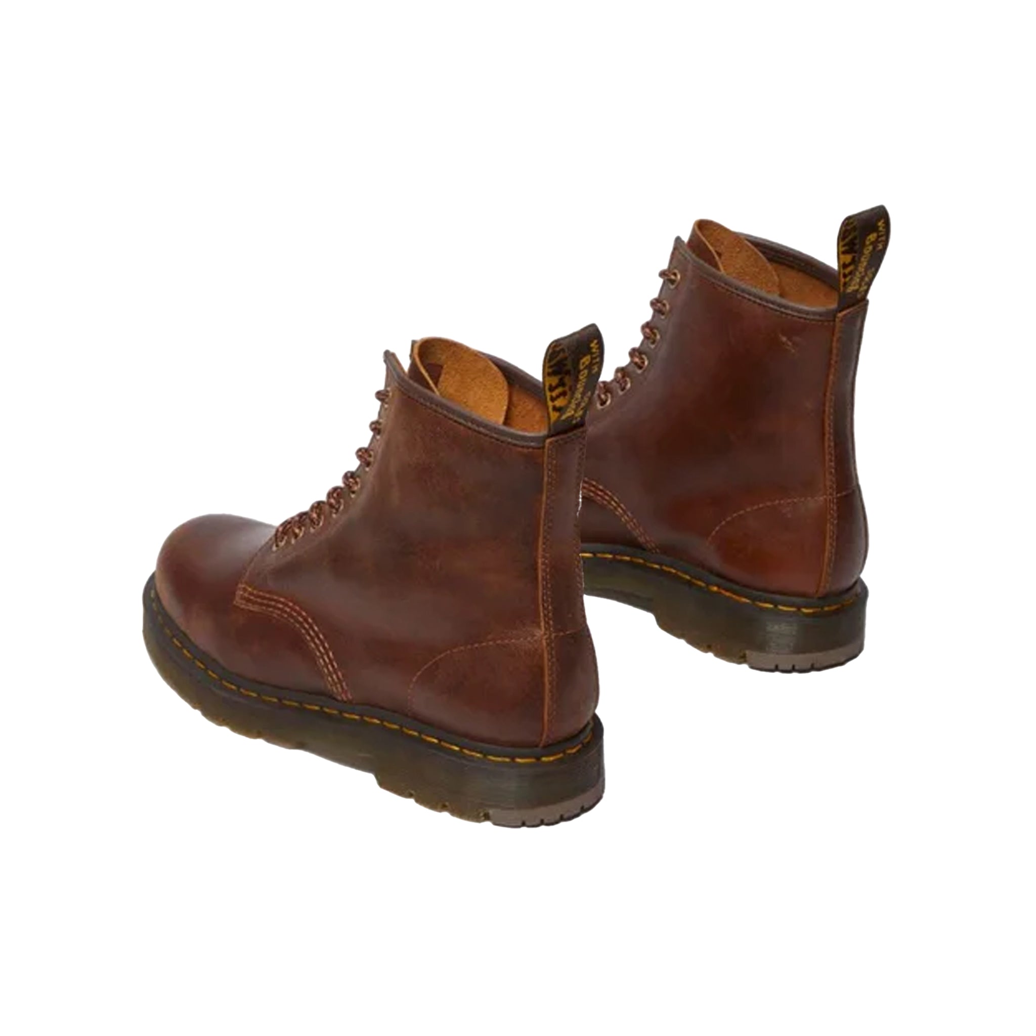 Dr. Martens 1460 Slip Resistant 8-Eye Boot – Dark Tan Parker Life Shield WP