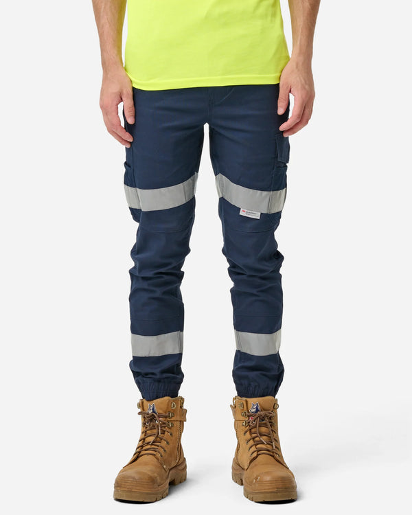 ELWOOD Mens Reflective Cuffed Elastic Pant