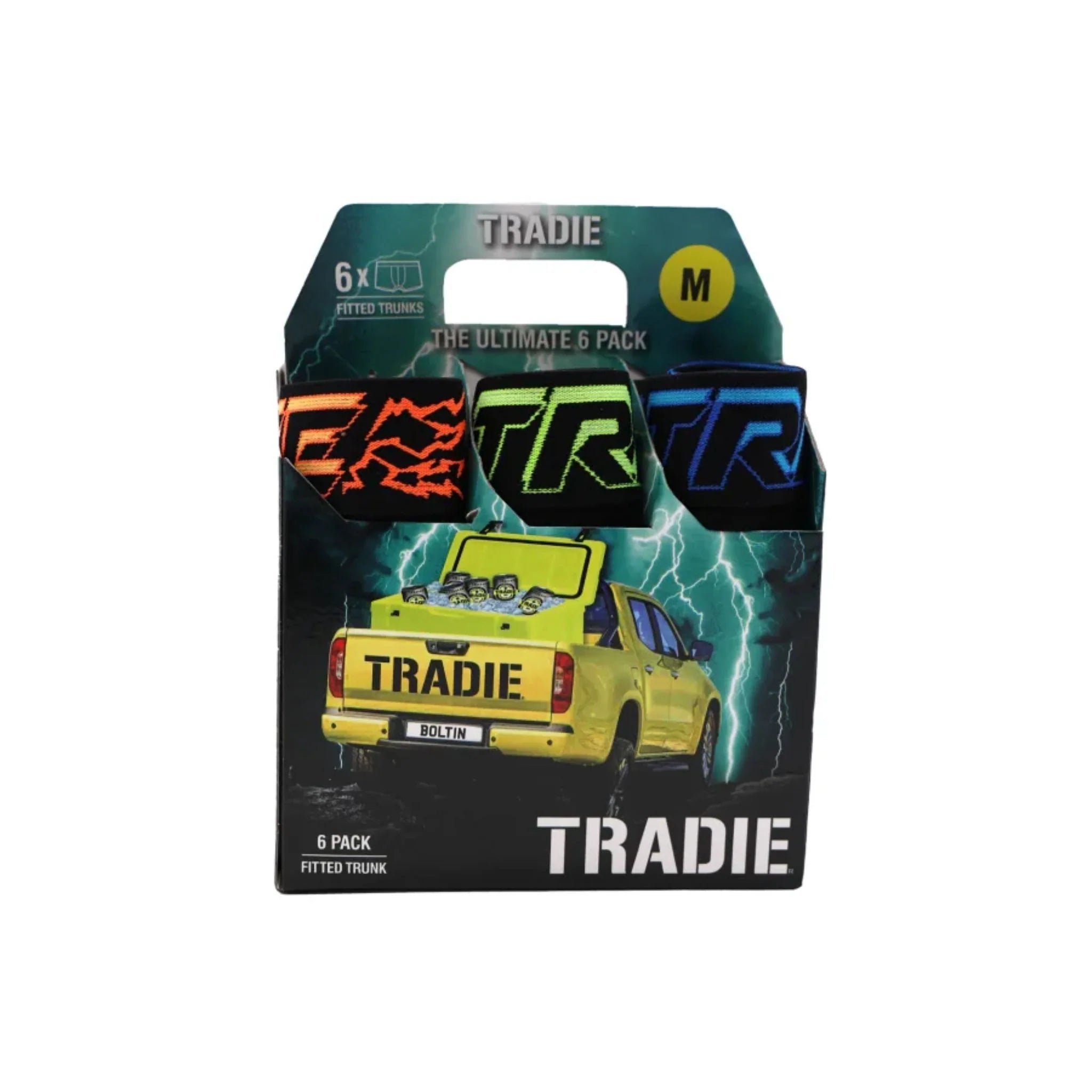 Tradie Men's 6Pk Fitted Trunk