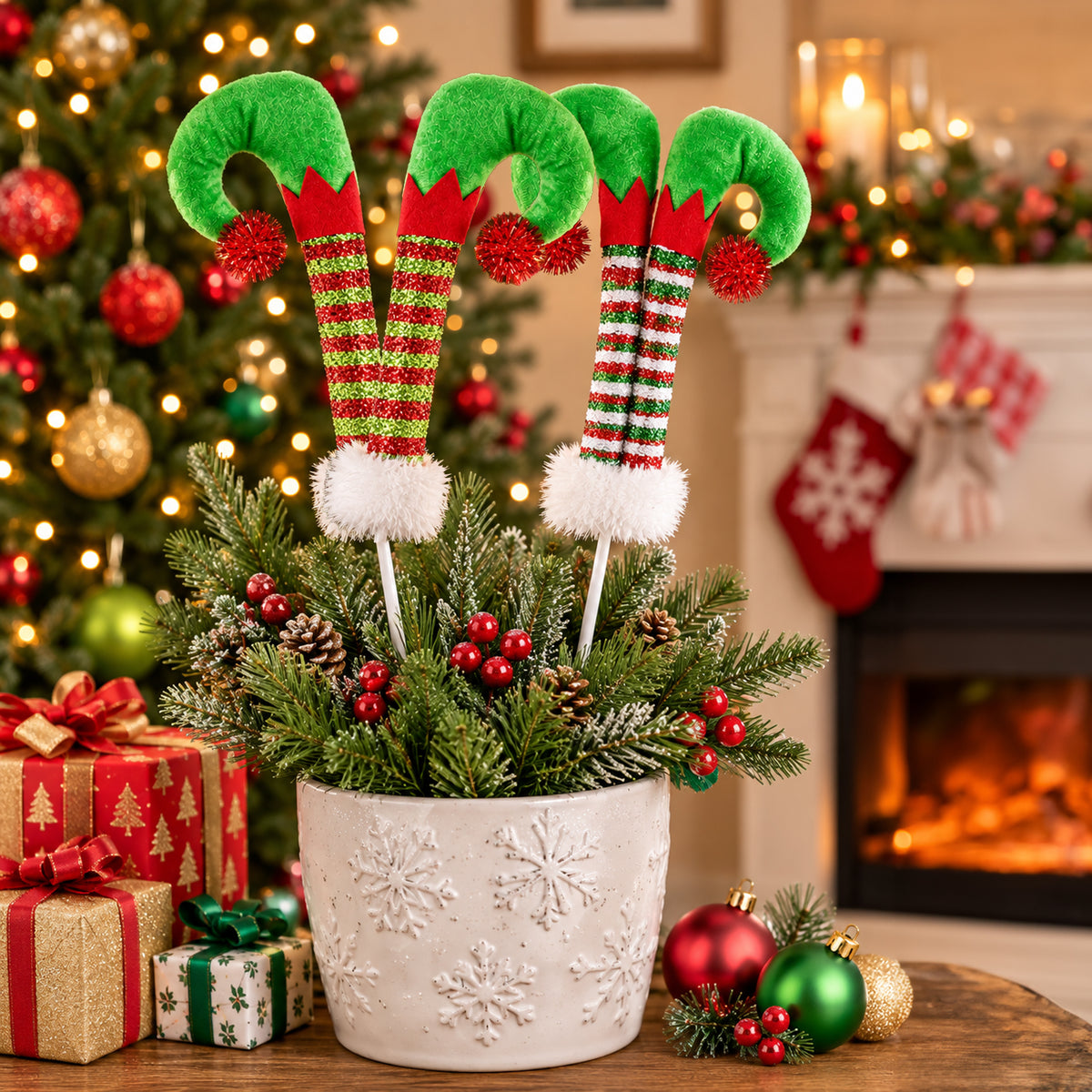 Elf Legs Pick 38cm Assorted