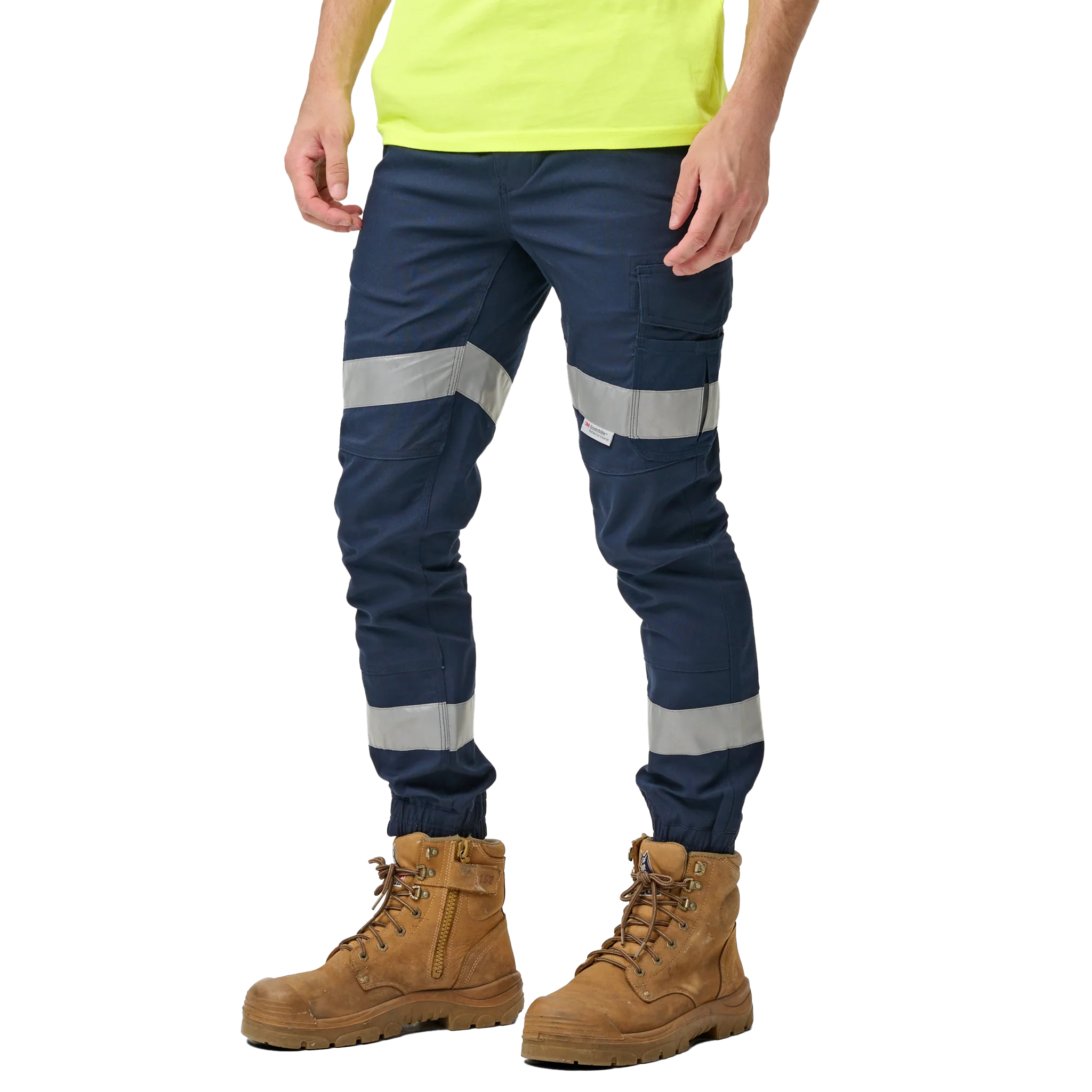 Elwood Mens Reflective Cuffed Elastic Pant