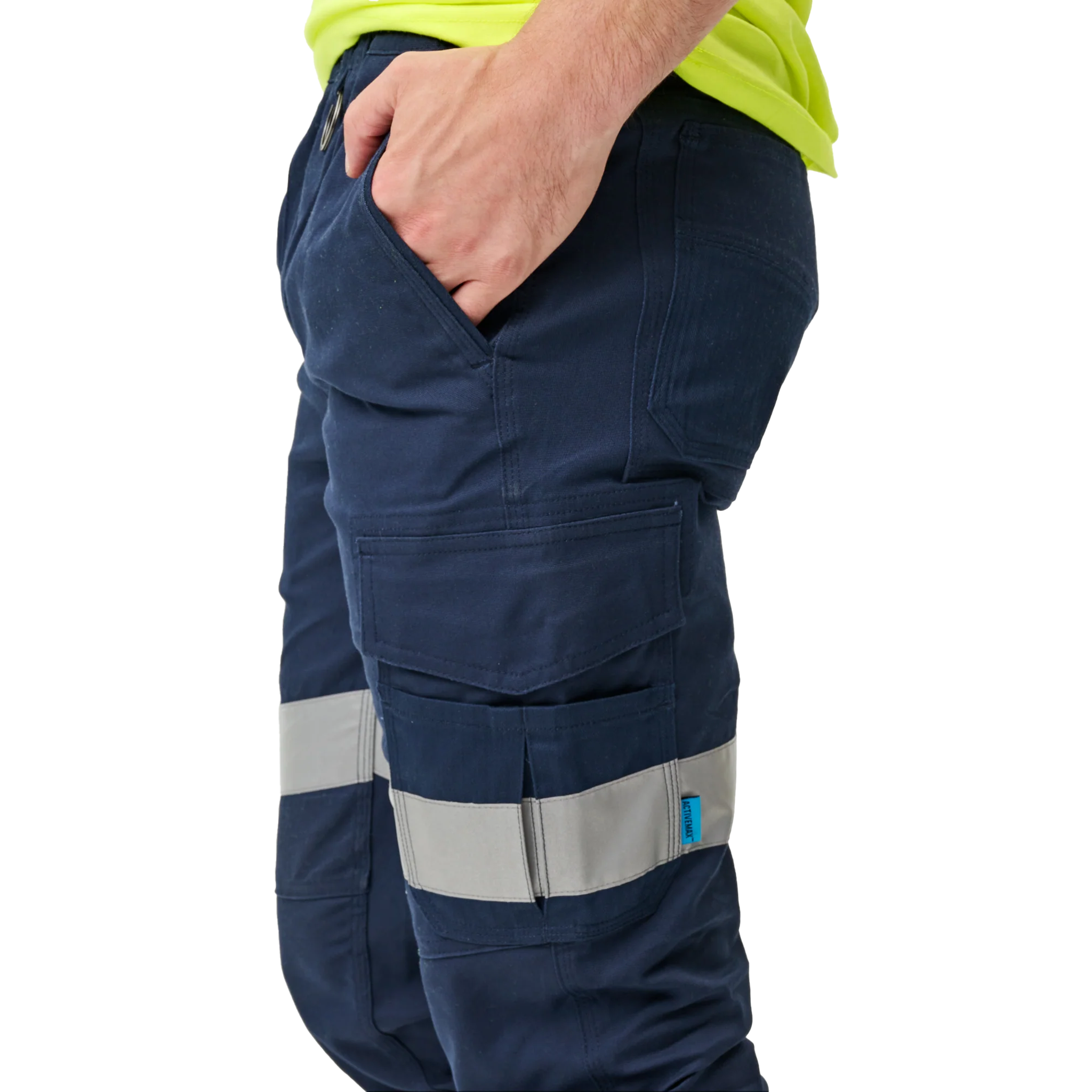 Elwood Mens Reflective Cuffed Elastic Pant