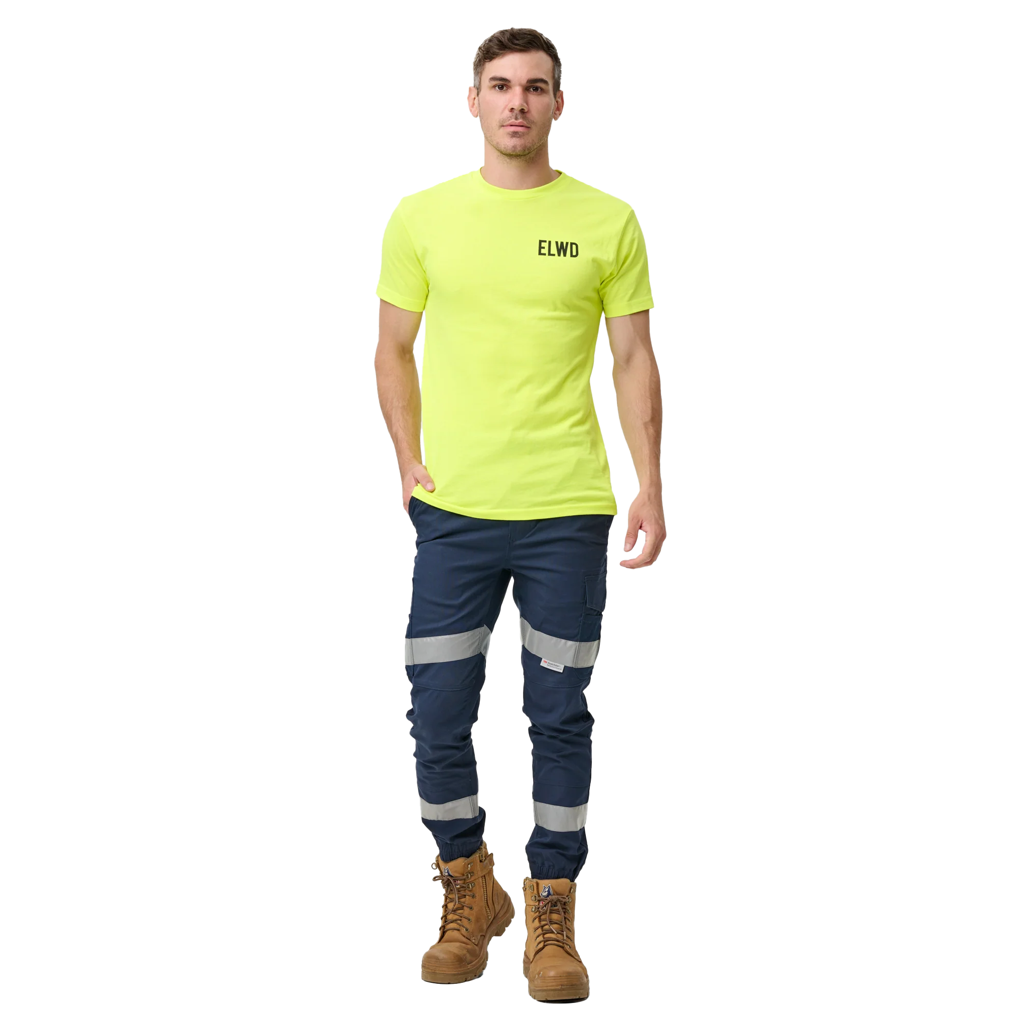 Elwood Mens Reflective Cuffed Elastic Pant