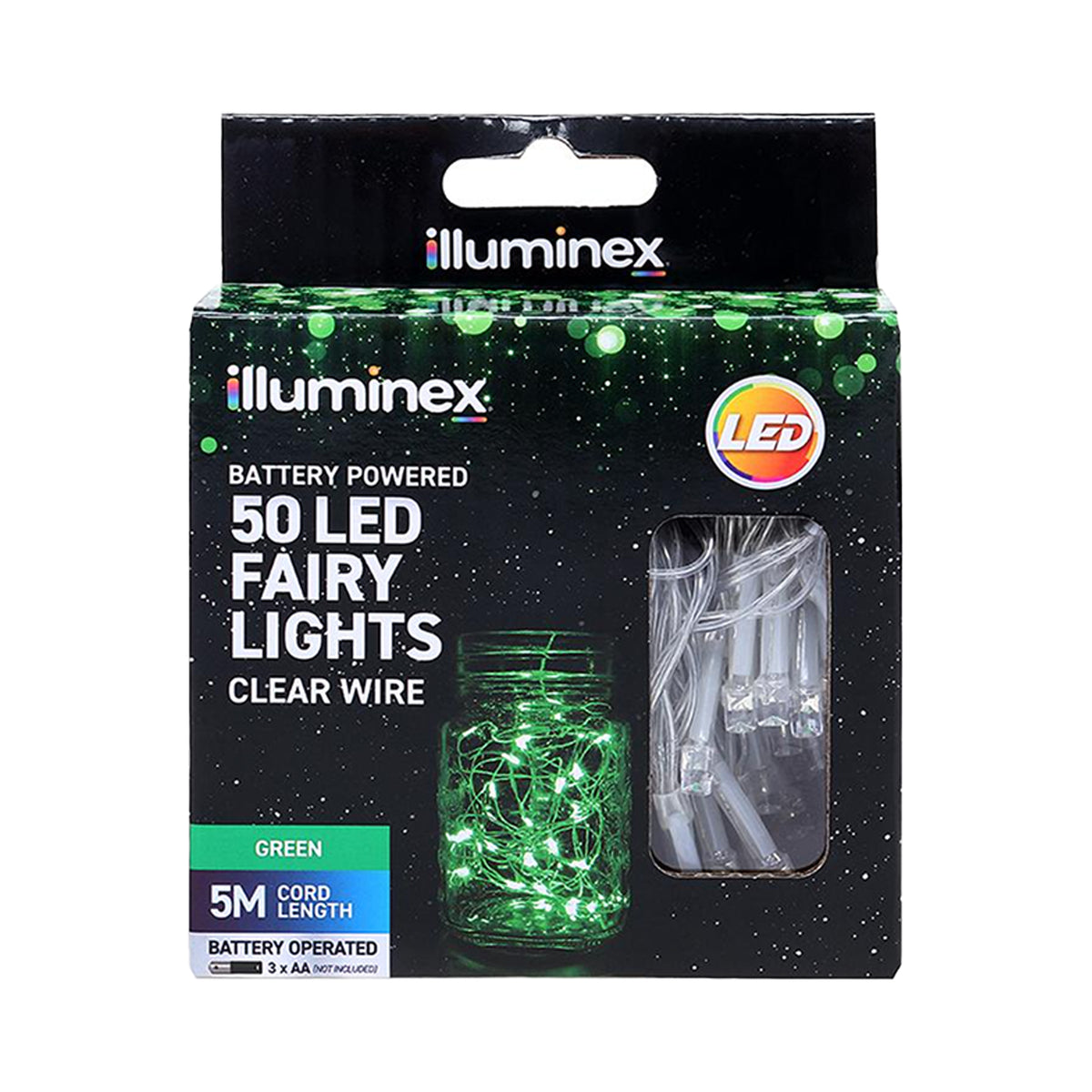 Fairy Lights Battery Operated 50 LED