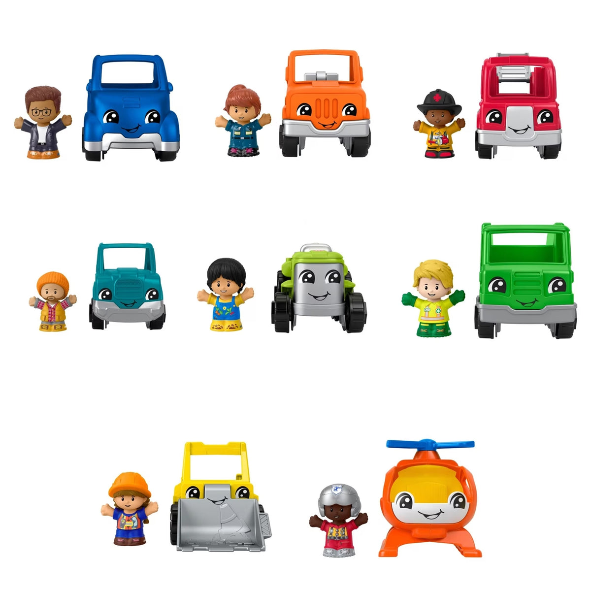 Fisher Price Little People Let's Go Single Vehicles assorted