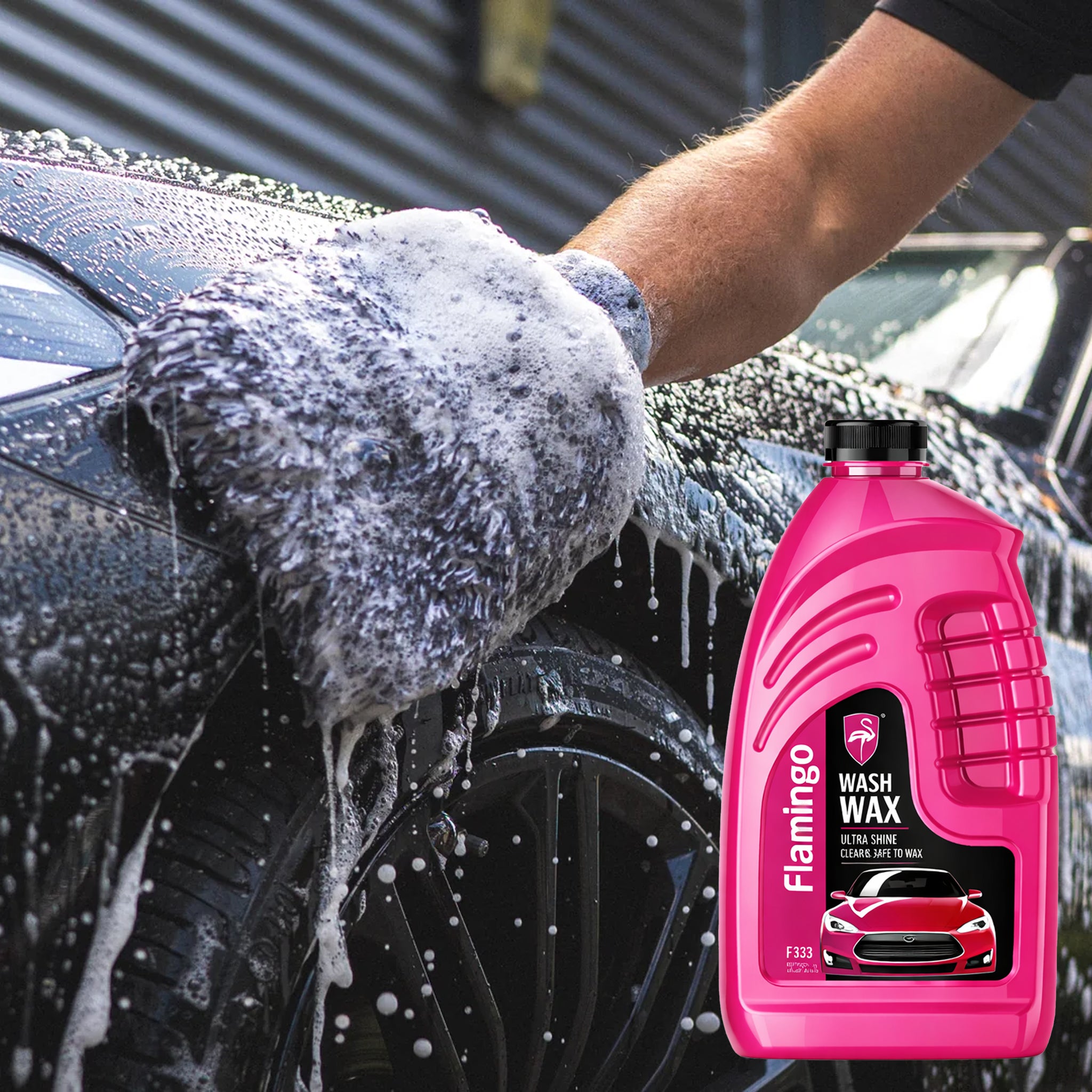 Flamingo Car Wash Shampoo – 1L