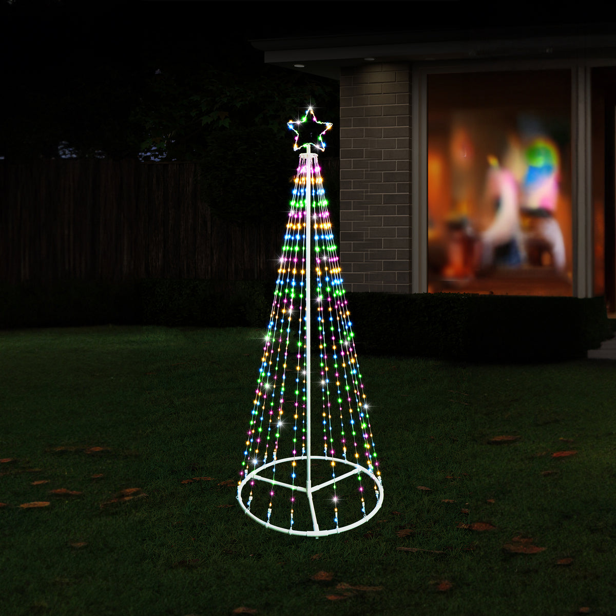 LED Flexi Wire Tree 1.8m Pastel Multi