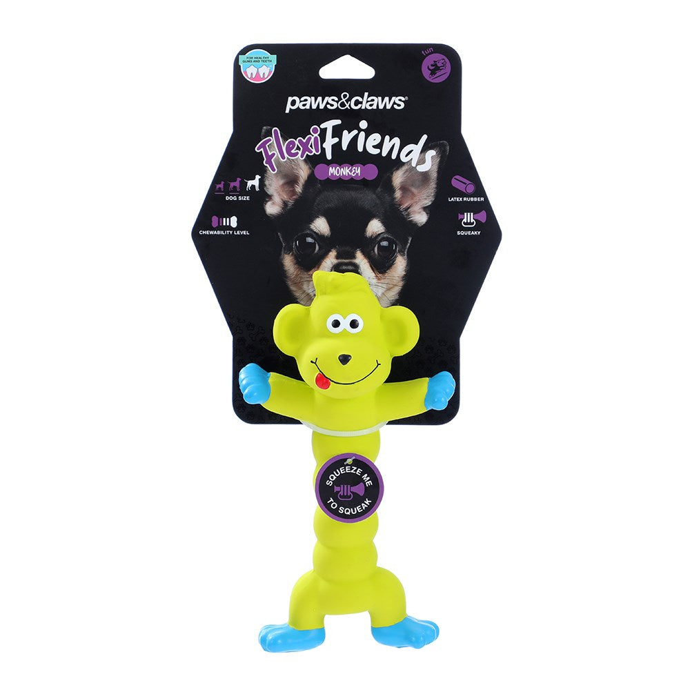 Flexible Friends Animal Latex Dog Toy (20cm) – Assorted