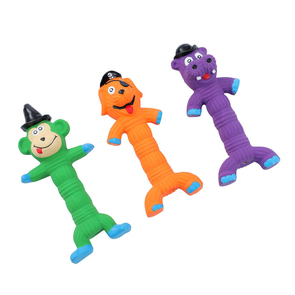 Flexible Friends Silly Animals Latex Dog Toy – Assorted (20cm)