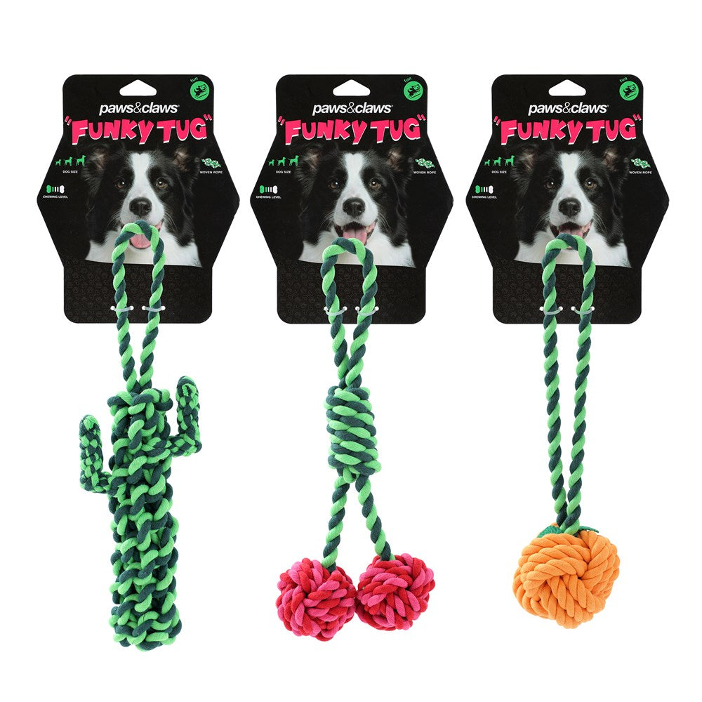 Funky Tug Fruit Rope Toy Assorted
