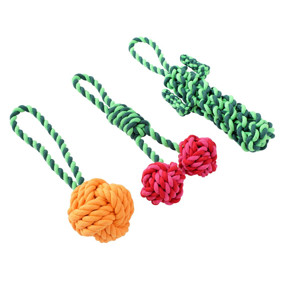 Funky Tug Fruit Rope Toy Assorted