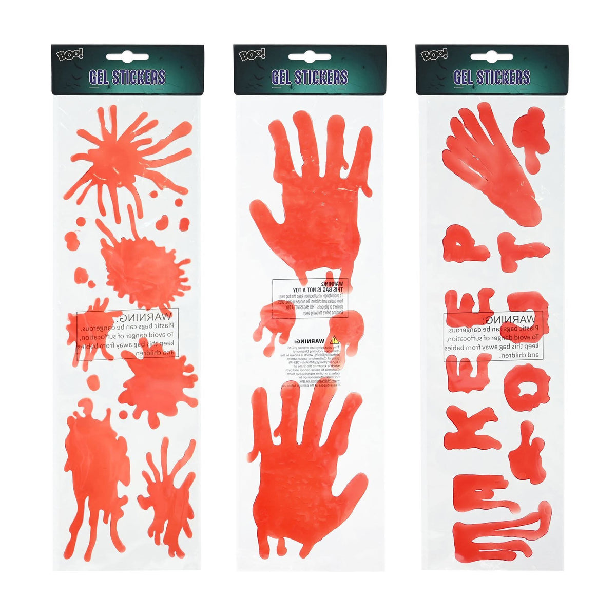 Bloody Gel Sticker Assorted