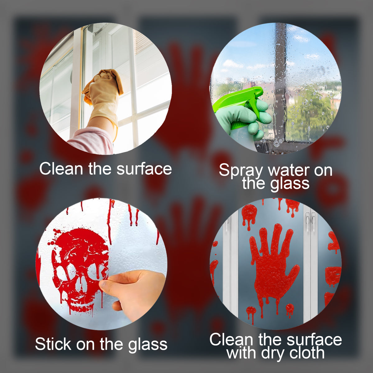 Bloody Gel Sticker Assorted