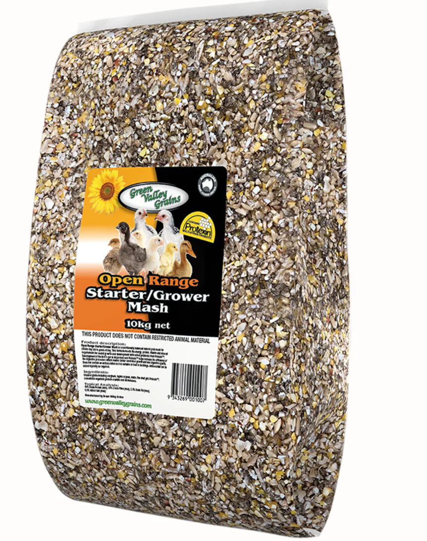 GREEN VALLEY Open Range Starter/Grower Mash | Jimi's Hardware Hub