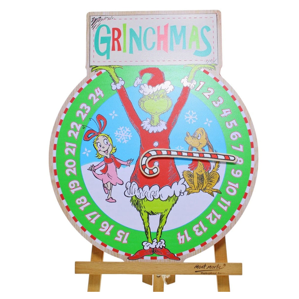 Grinch Countdown Wall Plaque