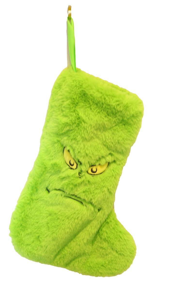 Grinch Frown Stocking
