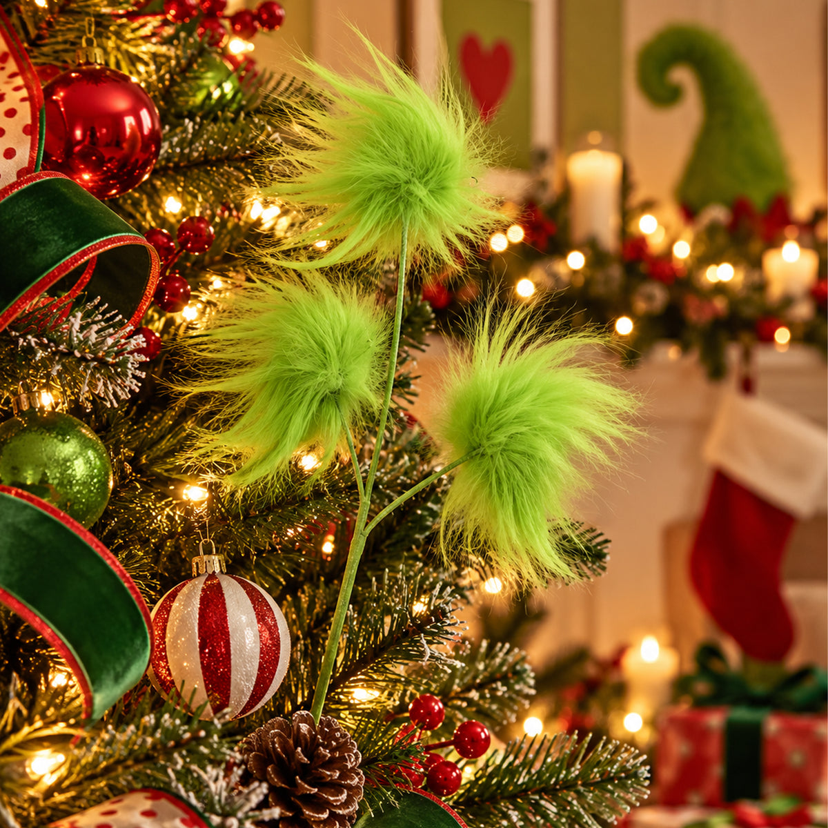 Grumble Christmas Decoration Tree Picks Balls
