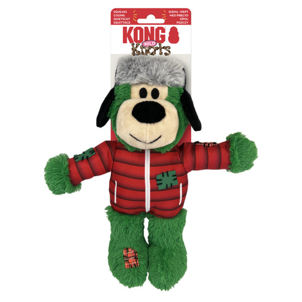 KONG Holiday Wild Knot's Bear Assorted Medium/Large