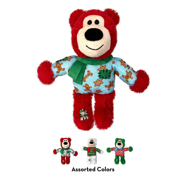 Kong Holiday Wild Knots Bear Assorted SM/MD