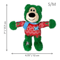 Kong Holiday Wild Knots Bear Assorted SM/MD