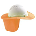 Fluro Orange V6 & V9 Hard Hat Brim - Plastic/ Polyester